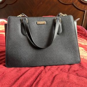 Kate Spade purse saffiano leather black
